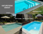 Preview: Poolrandsteine Ovalpool 900x400cm aus Naturstein